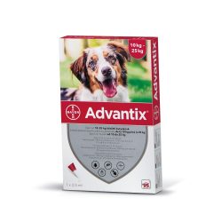 Advantix Spot On csepp 10-25 kg-os kutyáknak 1db ampulla