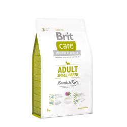   Brit Care Hipoallergén táp kistestű felnőtt kutyák számára- bárányos, rizses 7,5 kg