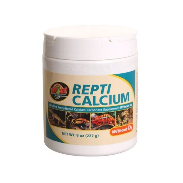 Repti Calcium D3 vitamin nélkül, 227 g