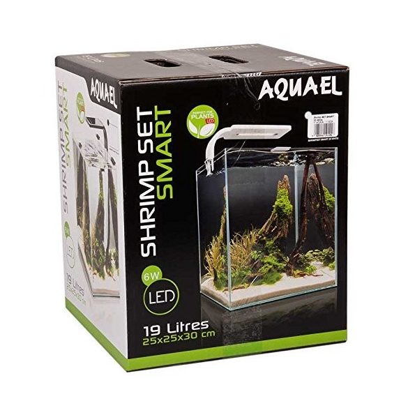 Aquael SHRIMP SET DAY&NIGHT 10 liter fekete