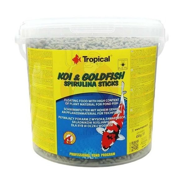 Tropical Koi - Goldfish spirulina sticks 11l