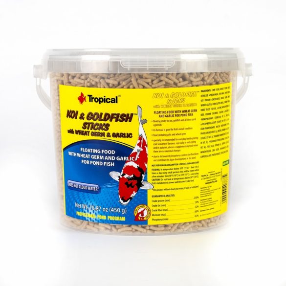 Tropical Koi - Goldfish Wheat Germ -Gralic sticks 11l