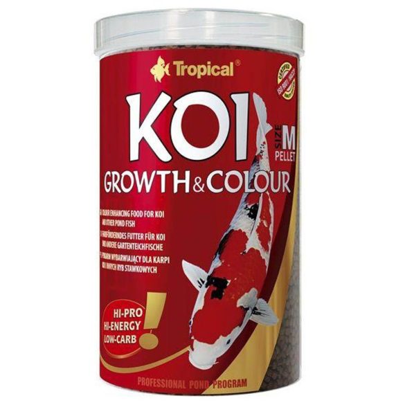 Tropical KOI Growht -Colour M színnövelő táplálék 1000ml
