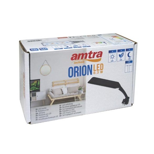 AMTRA ORION LED LÁMPA 3.0W FEKETE