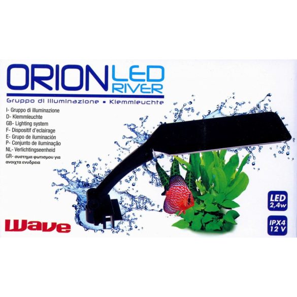 AMTRA ORION LED LÁMPA 3.0W FEKETE