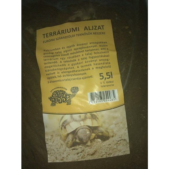 Terráriumi aljzat 5.5 kg európai szárazföldi teknősök részére