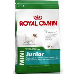   Royal Canin Mini Junior teljes értékű száraz eledel kölyök kutyák számára 8 kg