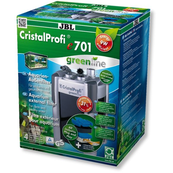 JBL CristalProfi E701 Greenline külső szűrő - töltettel